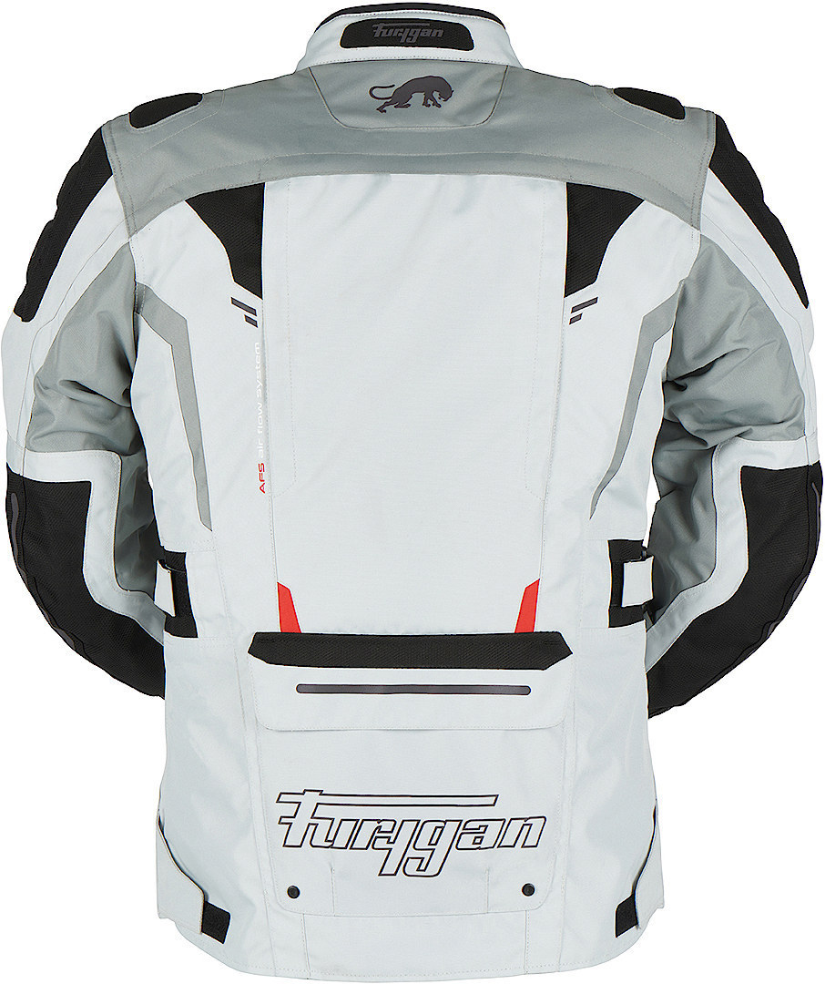 Furygan Brevent 3in1 Motorcykel textil jacka ljusgrå/antracit S Figur 3