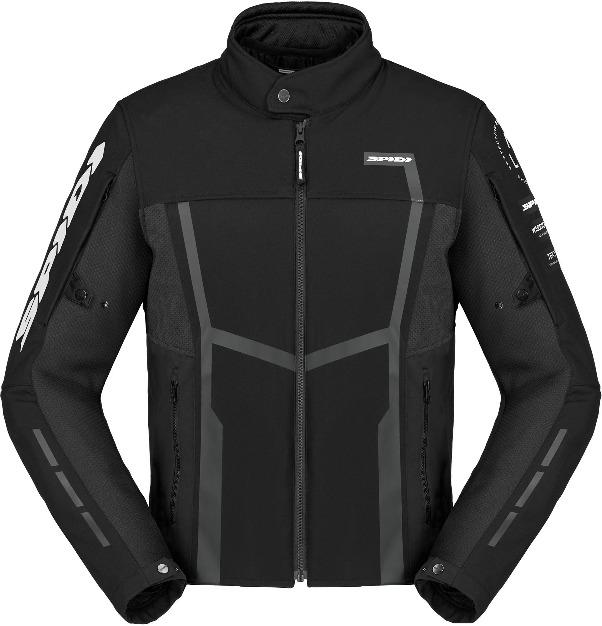 Spidi Motojoy Motorcycle Textile Jacket black/white M Figure 1