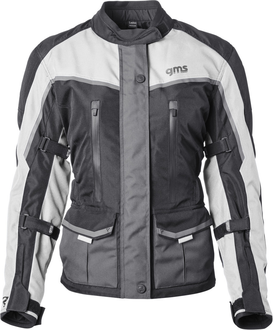 GMS Twister Neo Jachetă textilă impermeabilă pentru motociclete negru/gri/alb 3XL Figura 1