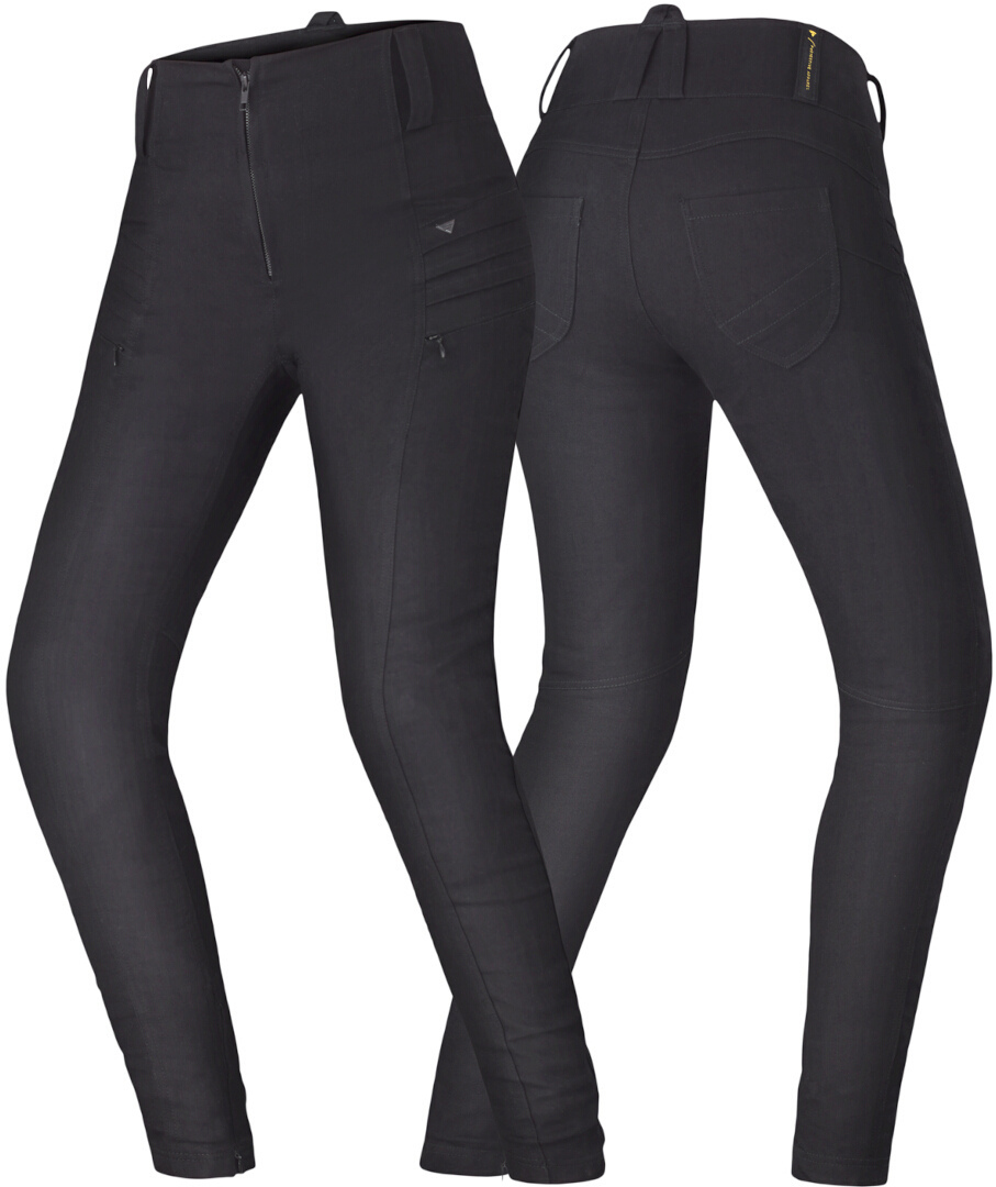 SHIMA Nox 2.0 Dame Motorcykel Jeggings Sort S L30 Figur 3