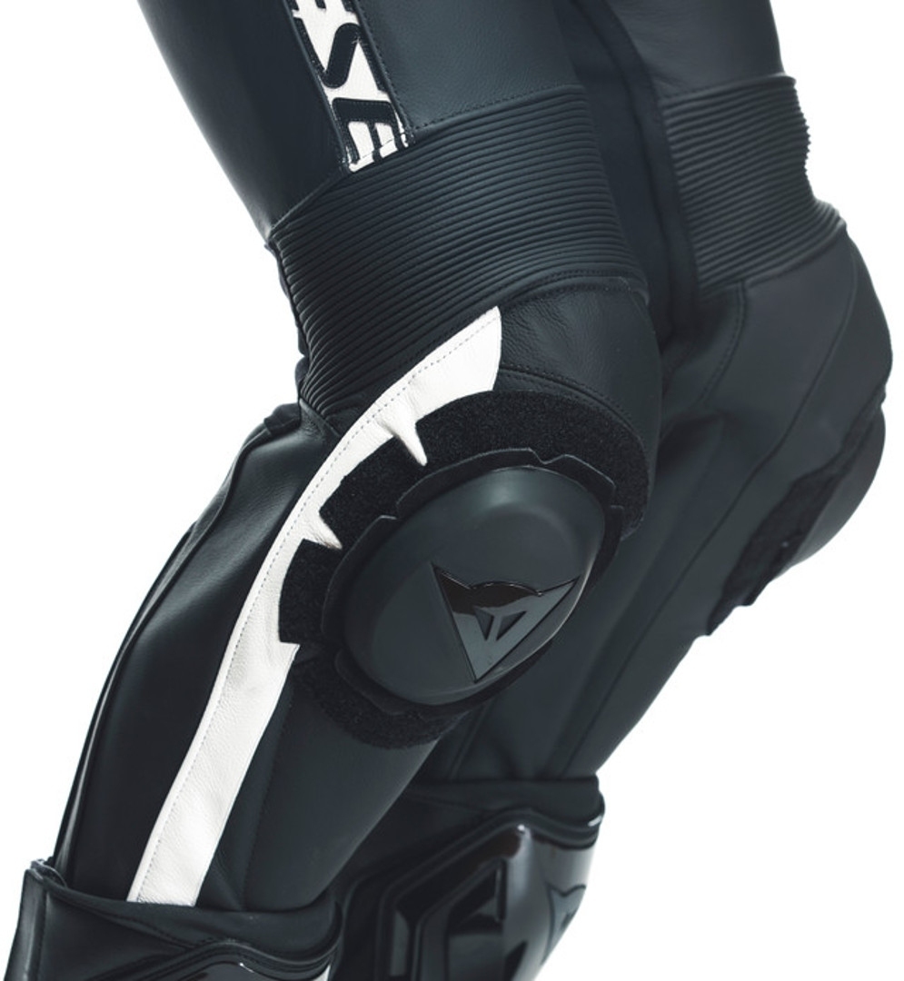 Dainese Avro 4 2-Piece Motorcycle Leather Suit black/white 28 Figure 3