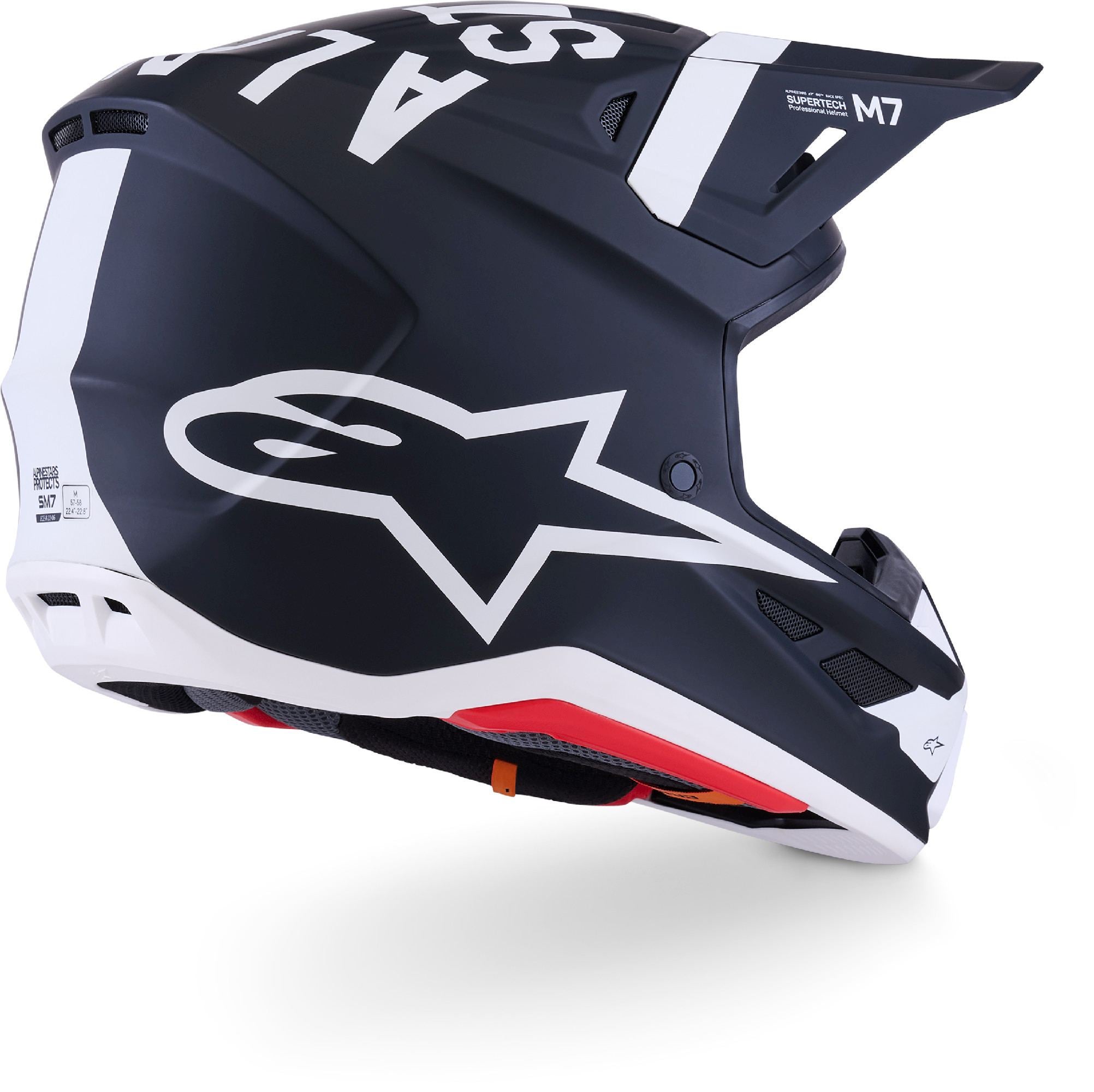 Alpinestars SM7 Dasher Motocross Helm S (55/56) Abbildung 7