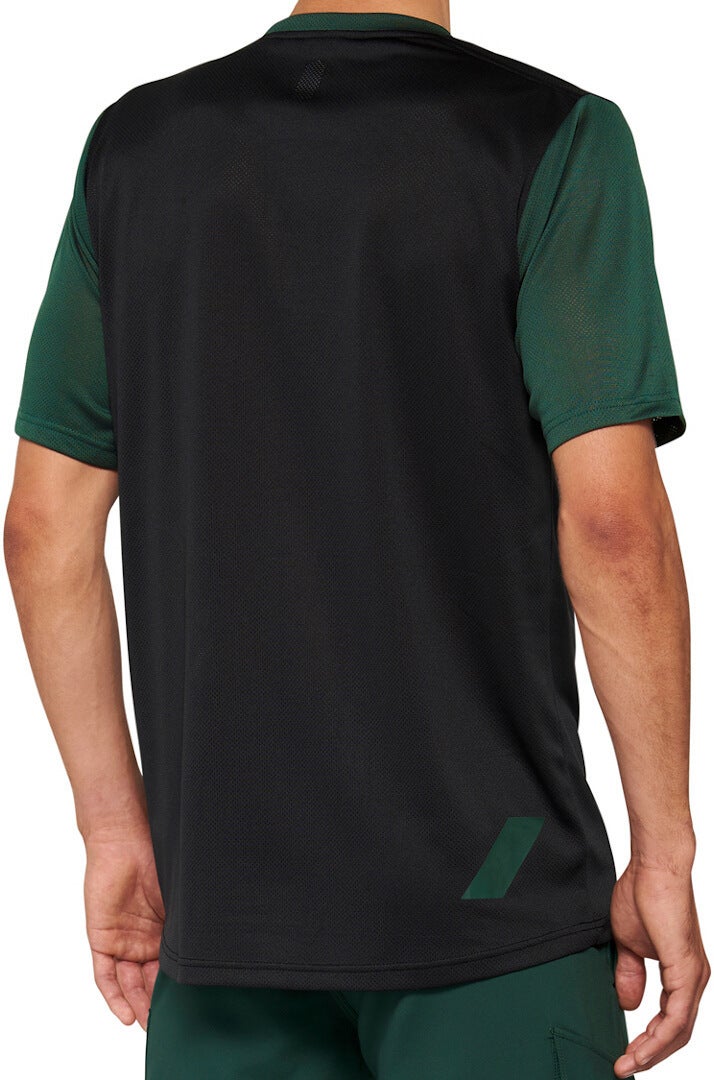 100% Ridecamp Maillot de vélo à manches courtes noir/vert L Figure 2