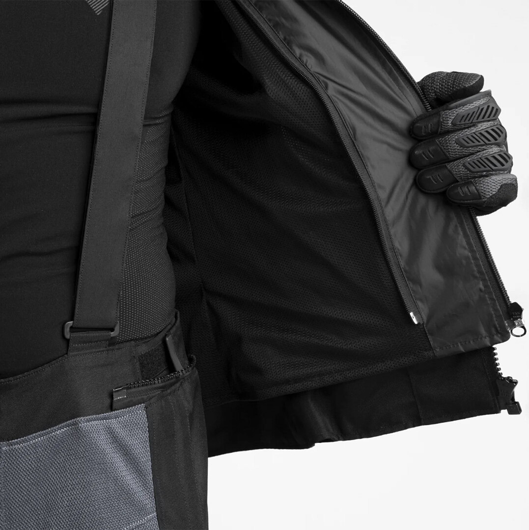 SHIMA Rush 2.0 Vented waterproof Motorcycle Textile Jacket black/grey/yellow M Figure 6