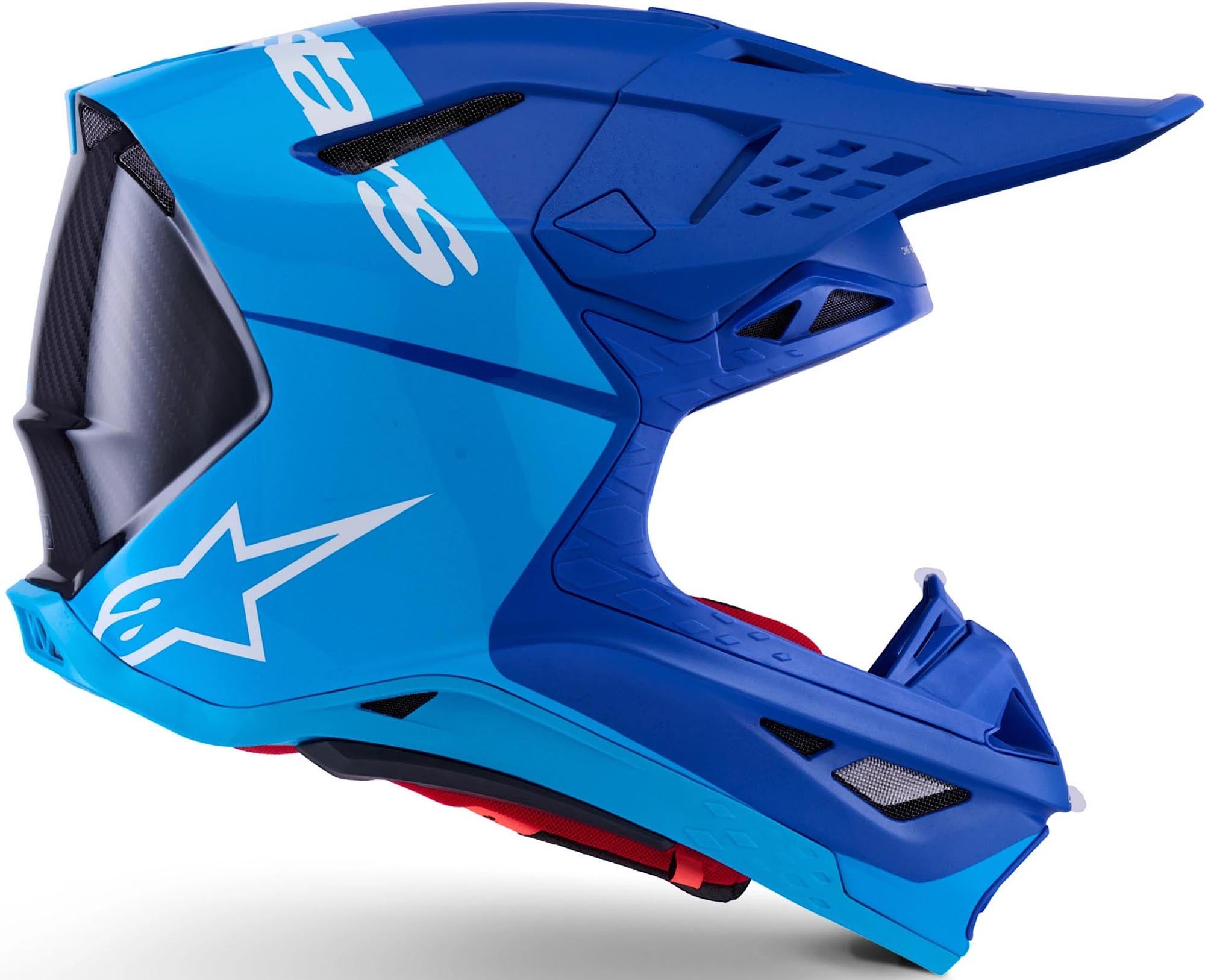 Alpinestars Supertech S-M10 Flood 2024 Motokrosová přilba modrá/černá S (55/56) Obrázek 5