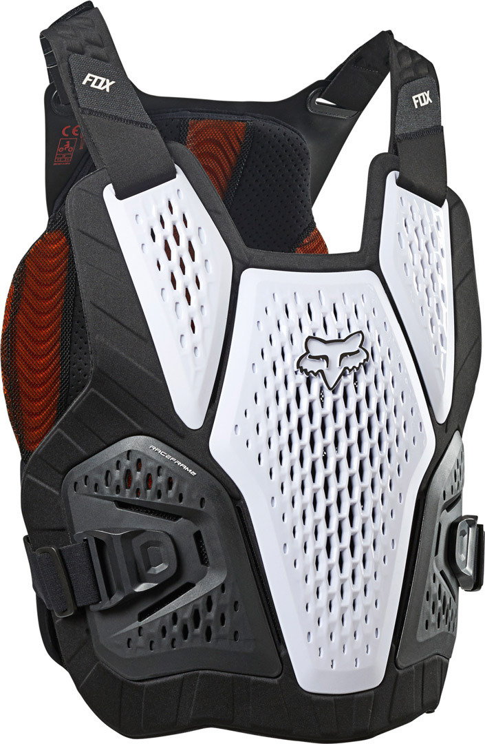 FOX Raceframe Impact SB D3O Protektorenweste weiß L/XL Abbildung 2