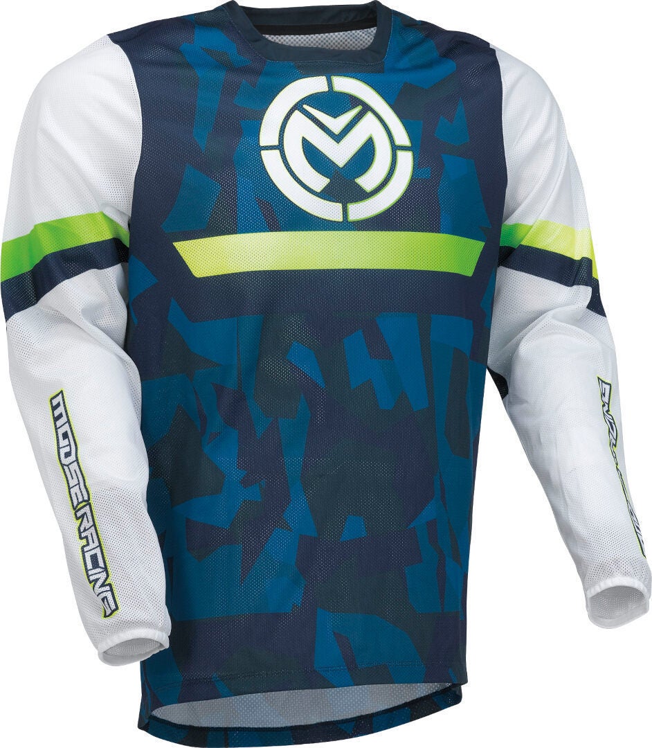 Moose Racing Sahara 2022 Motokrosový dres modrobílá L Obrázek 1
