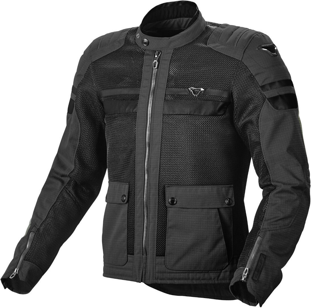 Macna Fluent Giacca tessile moto nero M Figura 1