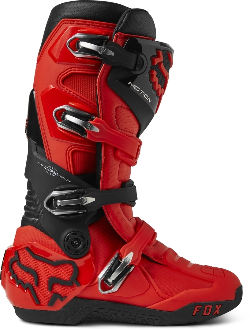 FOX Motion Motocross Boots red 11 Figure 8