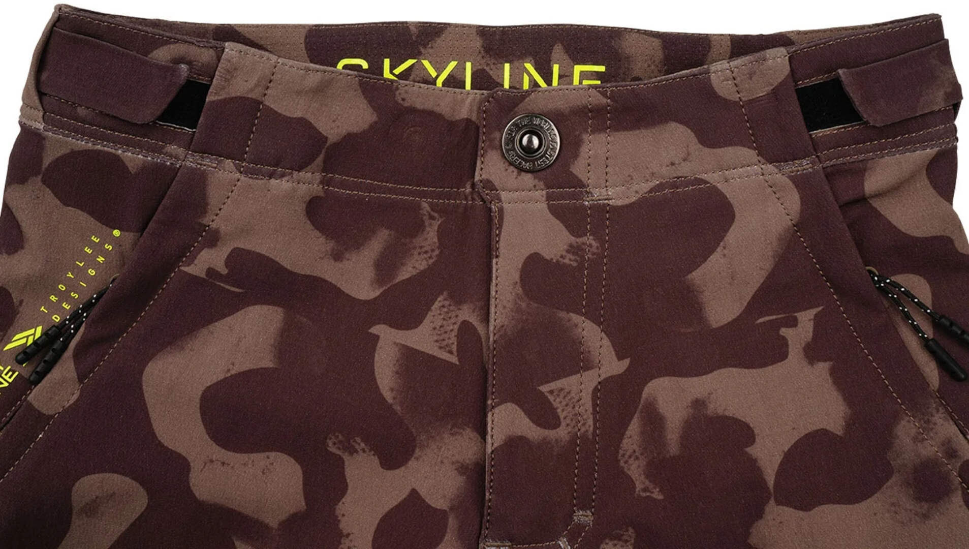 Side view of Troy Lee Designs Skyline Scrubland Kids Bicycle Pants