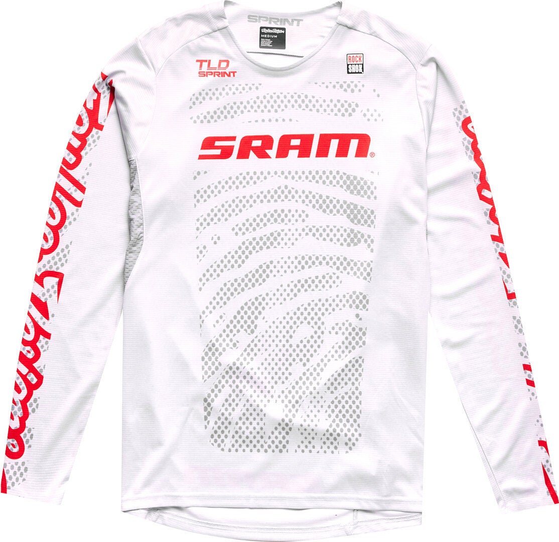Troy Lee Designs Sprint SRAM Shifted Fiets Trui Wit L Figuur 1