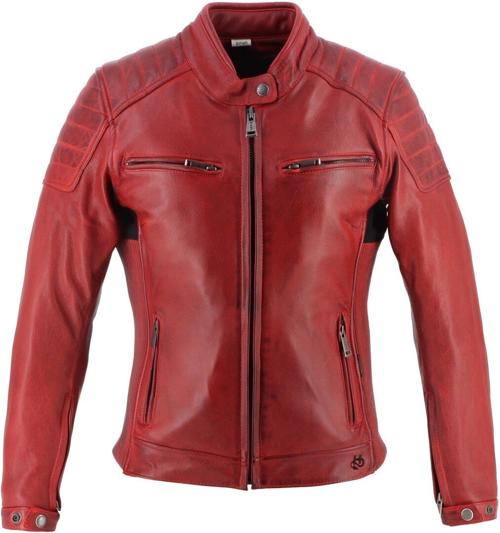 Helstons Jody Ladies Motorcycle Leather Jacket red XL Figure 1