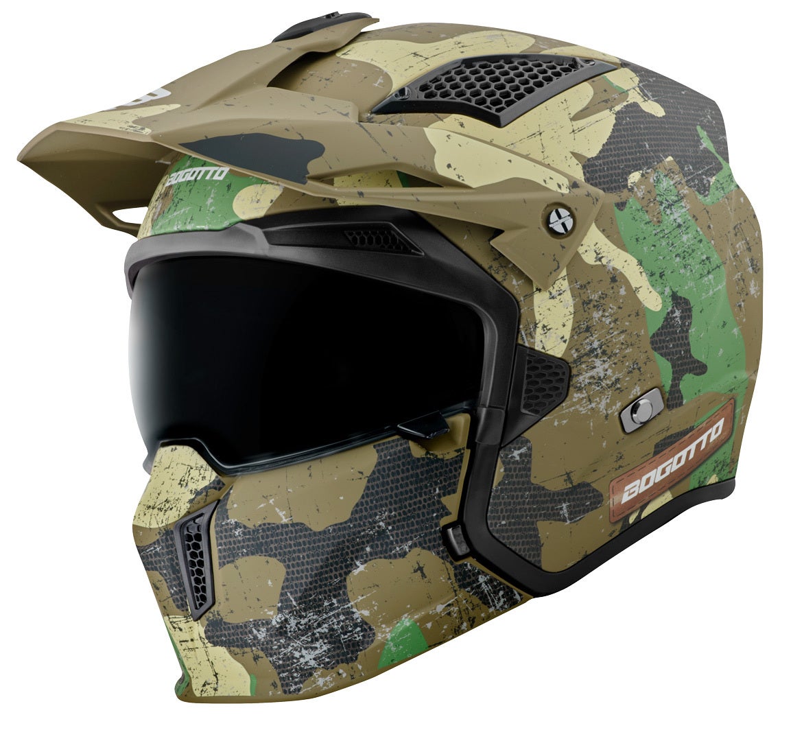 Bogotto Radic Camo 헬멧 그린 매트 2XL 그림 2