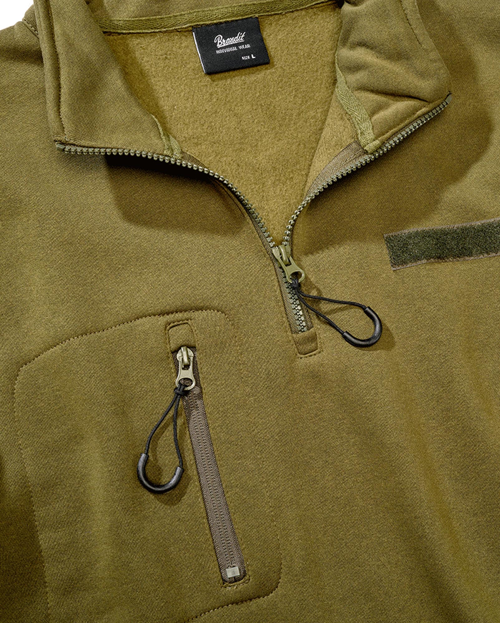 Brandit Tactical Sweat Troyer oliv XL Abbildung 2