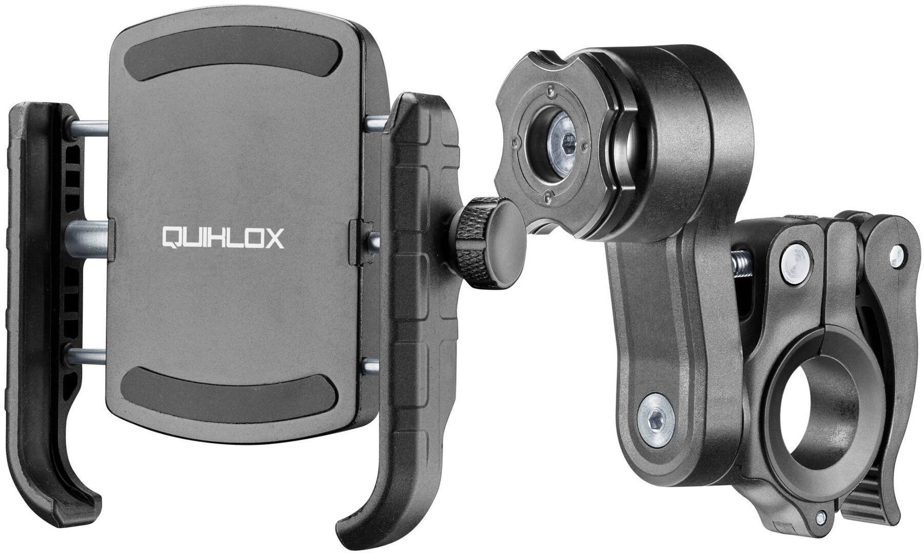 Interphone Quiklox Crab Pro inkl. Aluminiumfäste för styre Ø20-30mm Figur 1
