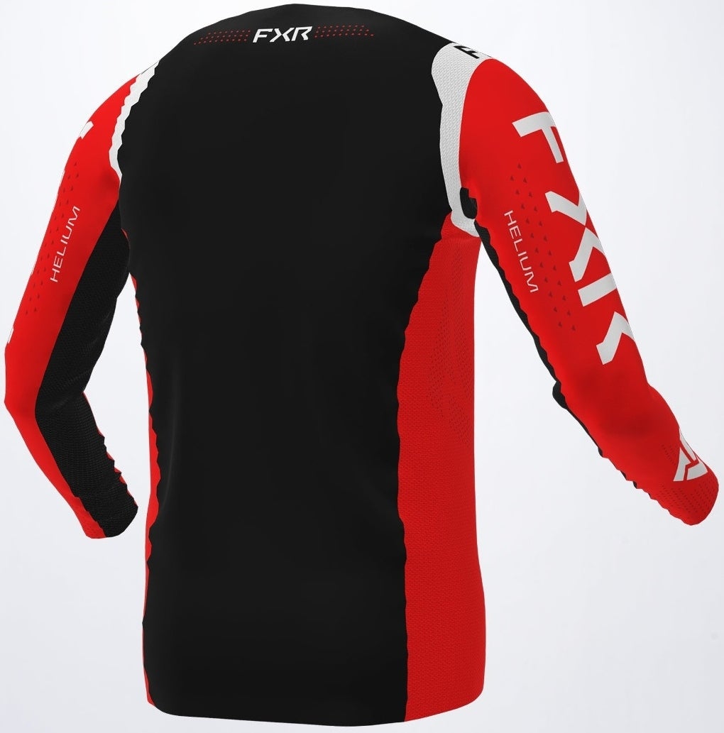 FXR Helium RaceDiv Motocross Jersey sort/hvid/rød L Figur 2