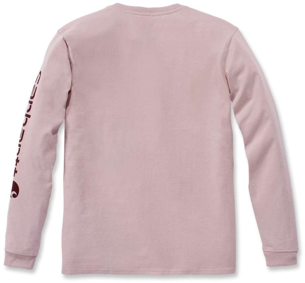 Carhartt Workwear Logo Donna Long Sleeve Camicia rosa L Figura 3