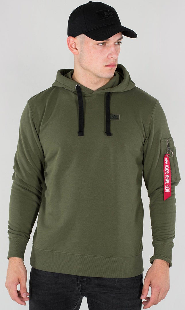 Alpha Industries X-Fit Sudadera con capucha Verde oscuro 3XL Figura 1