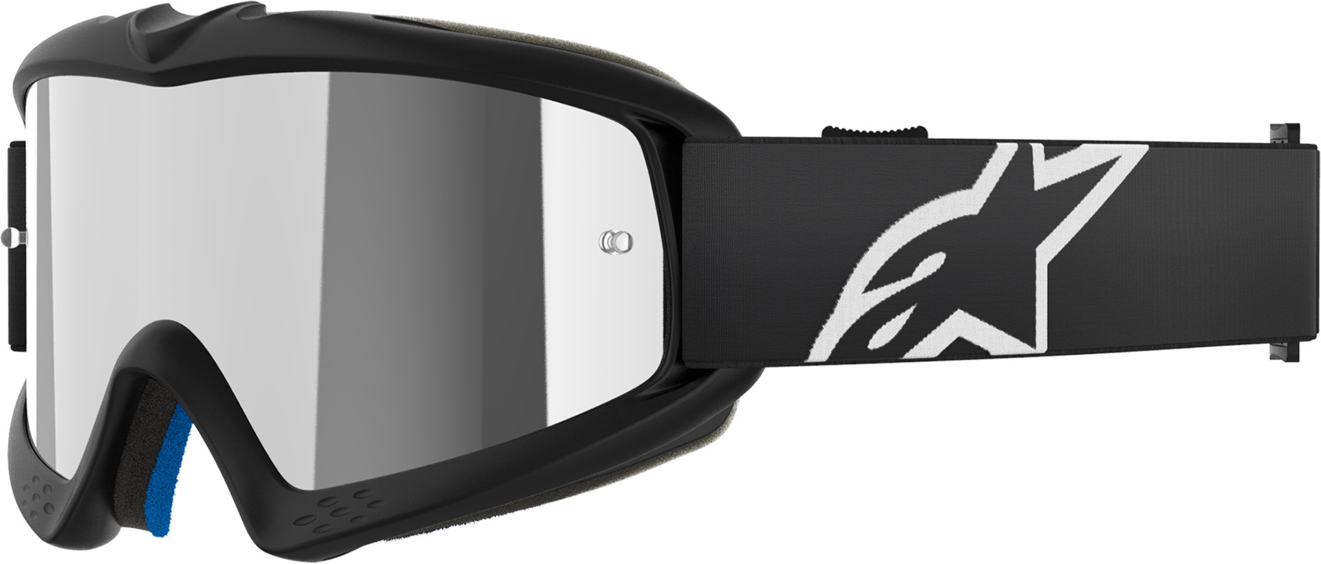 Alpinestars Vision Corp Mirrored Ochelari de motocross pentru tineret negru Figura 1