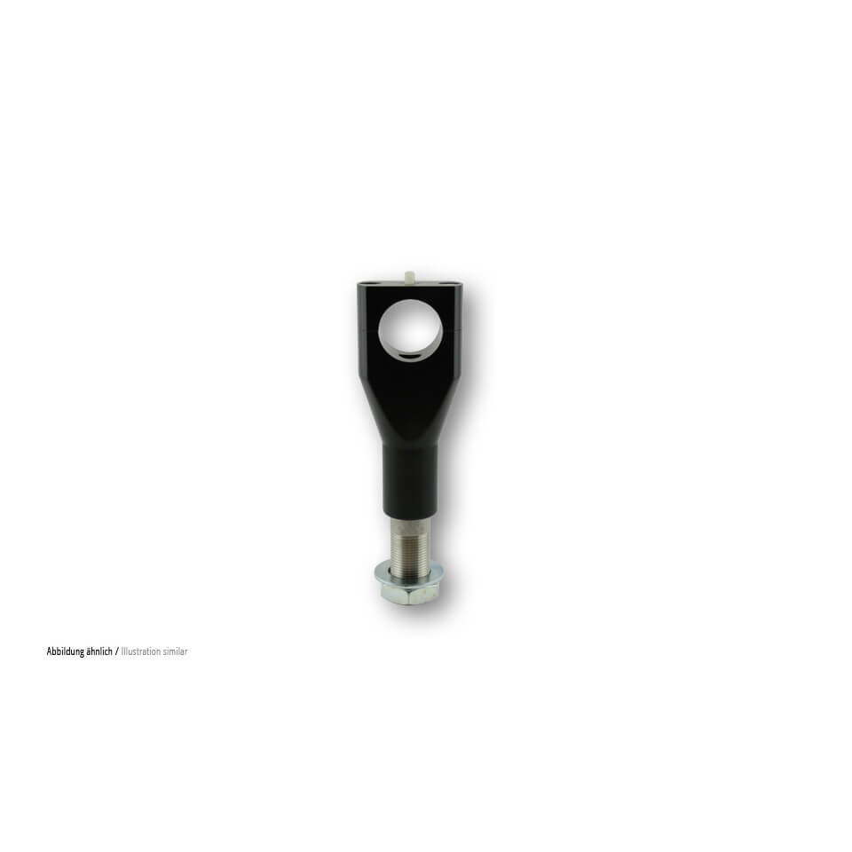 Suport pentru ghidon Ritz Alu Riser, stil plat Big Bone, 100 mm, 1 1/4 inch, cu ghidaj intern pentru cablu negru Figura 2