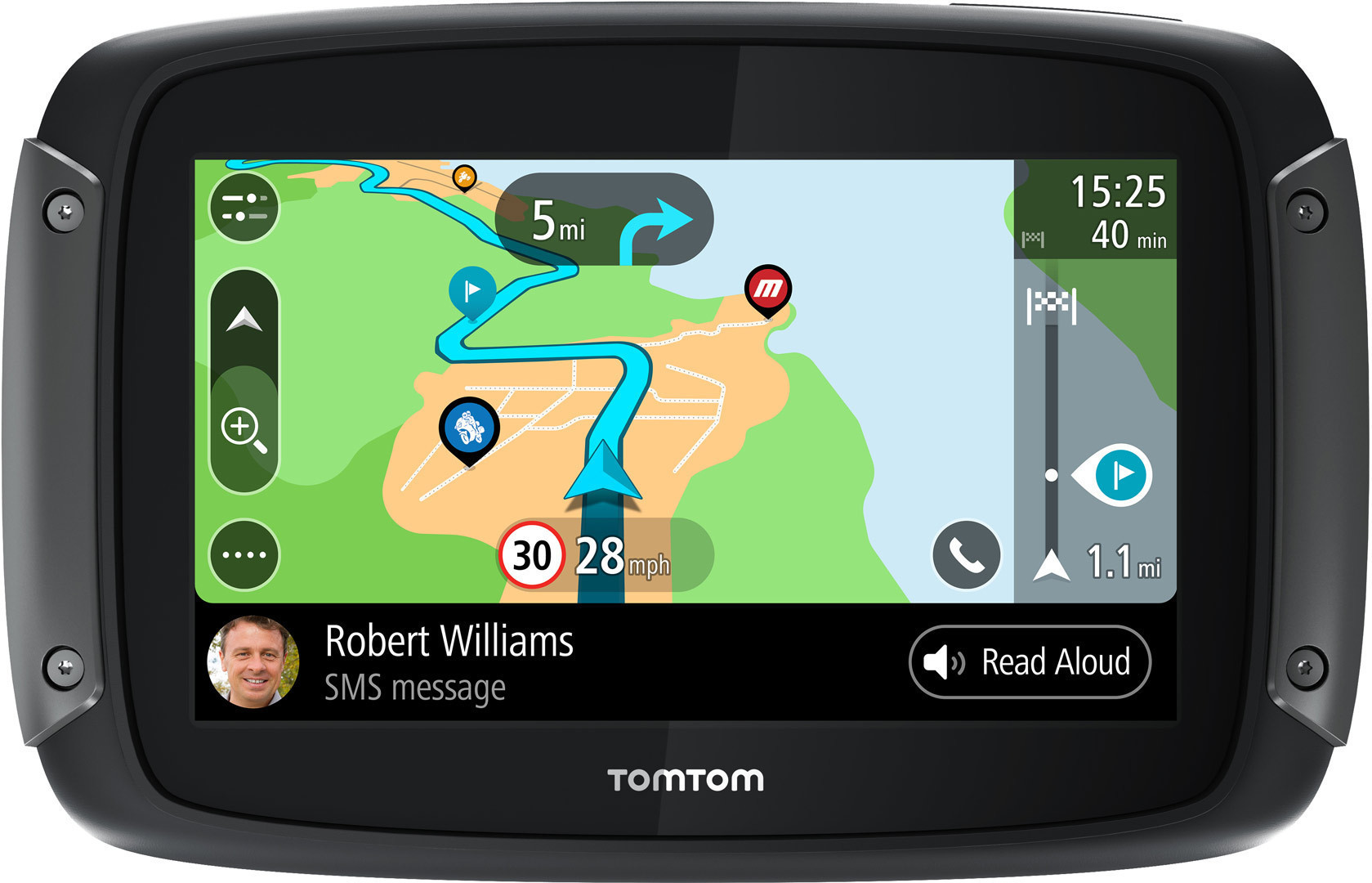 TomTom Rider 550 World Premium Sistemul de Ghidare a Rutei Figura 4