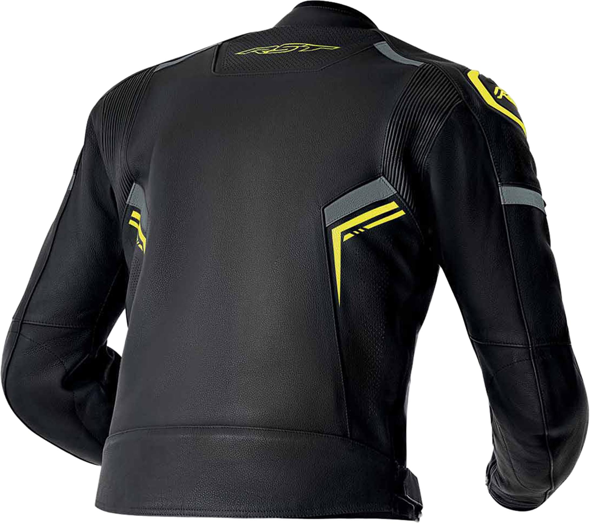 RST S1 D3O perforierte Motorrad Lederjacke schwarz/neon-gelb 58 Abbildung 2