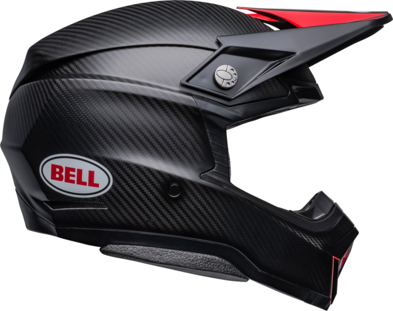 Bell Moto-10 Spherical Satin Gloss Casco da motocross nero/rosso M (57/58) Figura 5