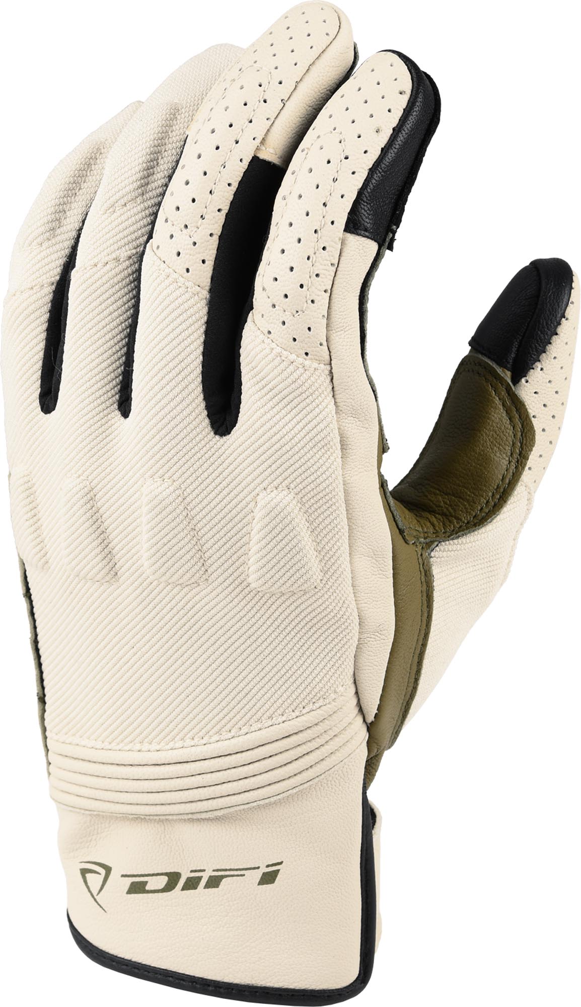 DIFI Pioneer Motorrad Handschuhe beige M Abbildung 1