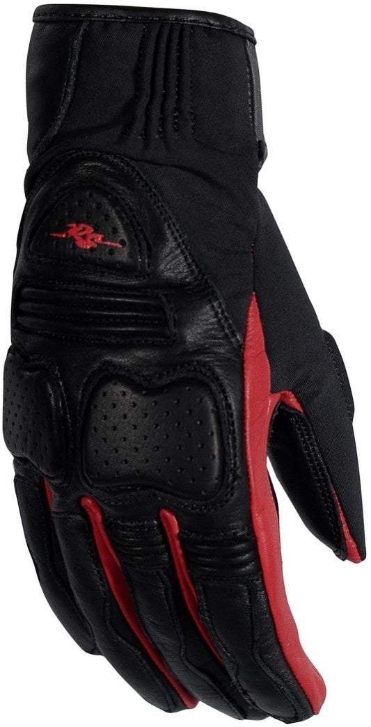 Rusty Stitches Christine Damen Motorradhandschuhe schwarz/rot XL Abbildung 1