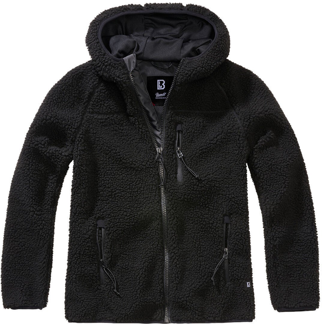 Brandit Teddyfleece Damejakke Sort XXL Figur 1