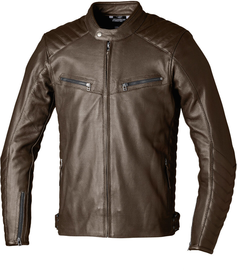 RST Roadster Air Jachetă perforată din piele de motocicletă Maro XL Figura 1