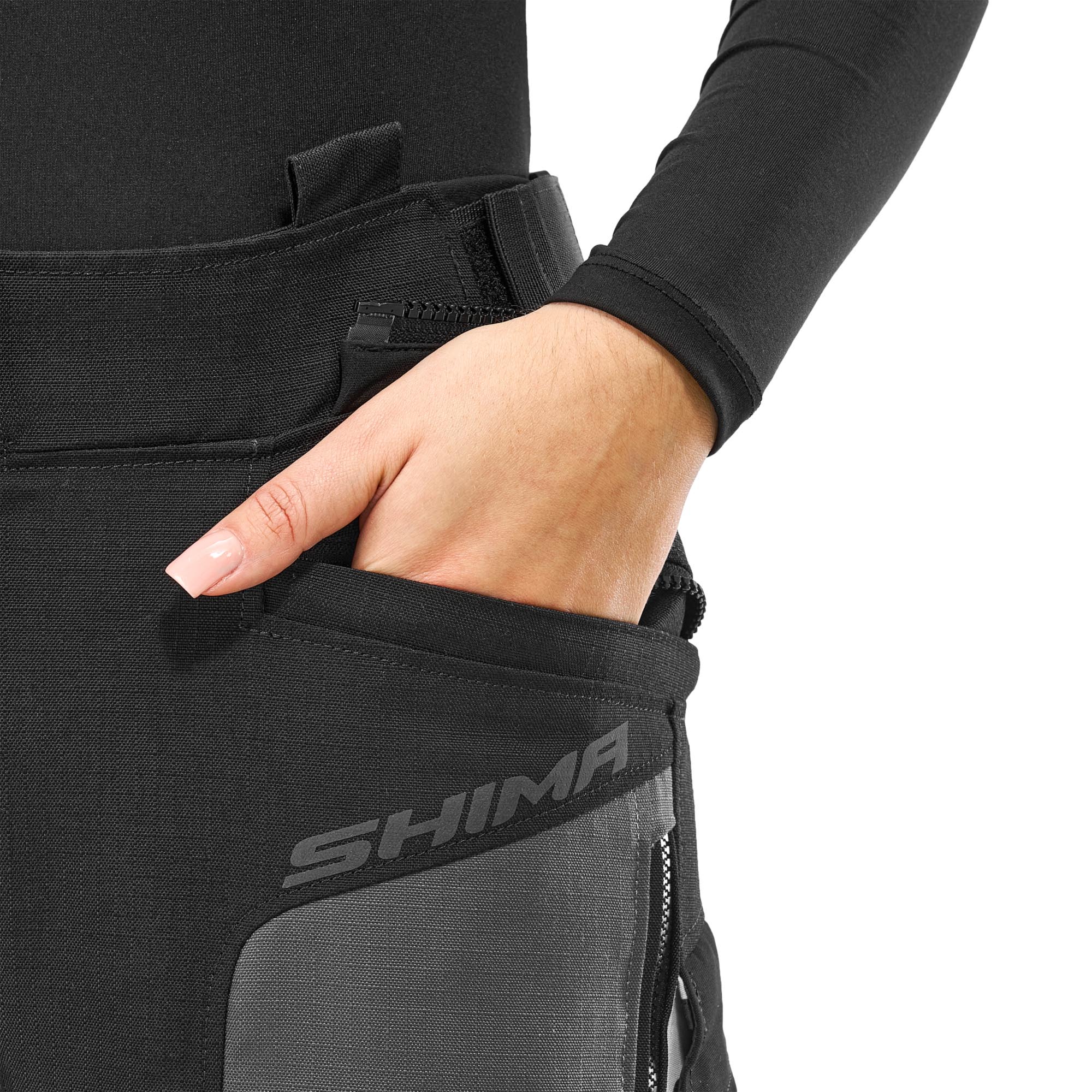 SHIMA Tracker Damen Motorrad Textilhose grau M Abbildung 10