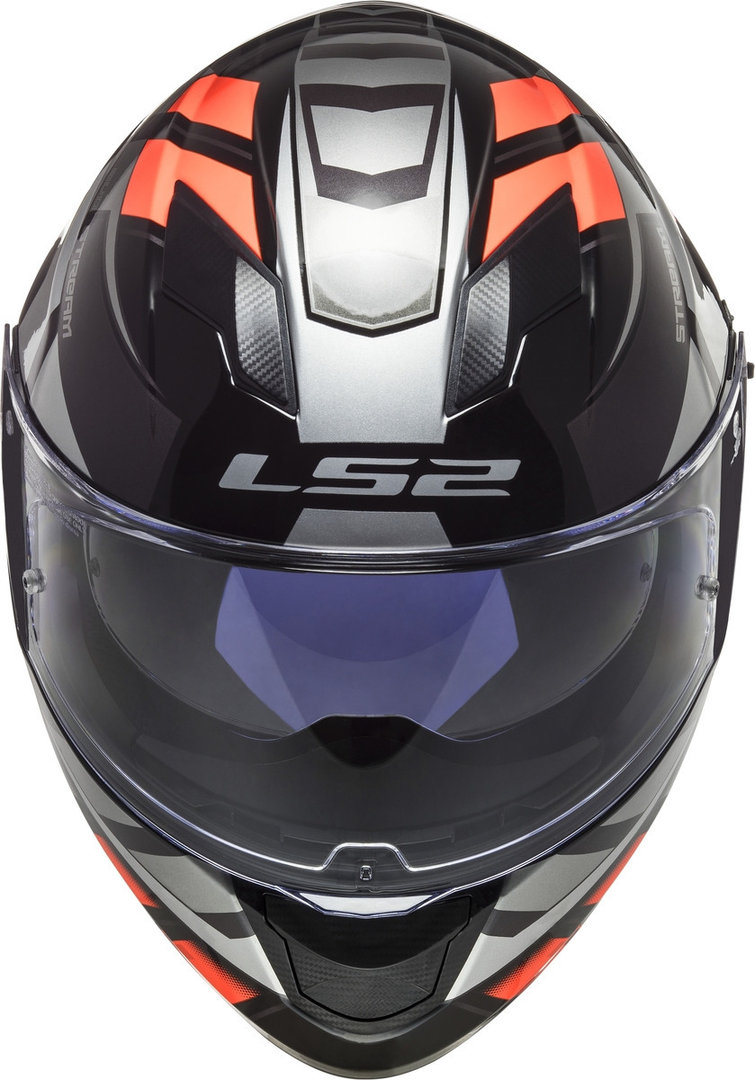 LS2 FF320 Stream Evo Loop Capacete preto/laranja L (59/60) Figura 2