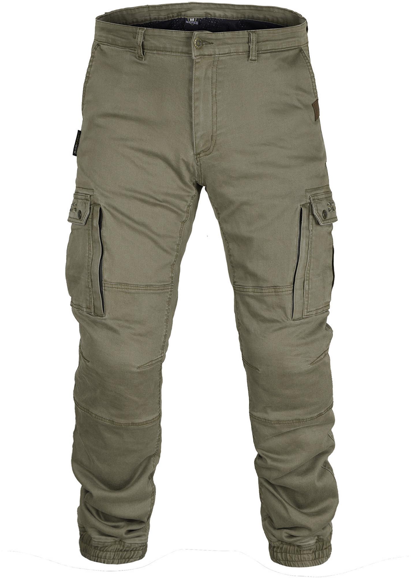 Bores F-Style Premium Plus Cargo Motorcycle Textile Pants olive 46/32 Figure 1