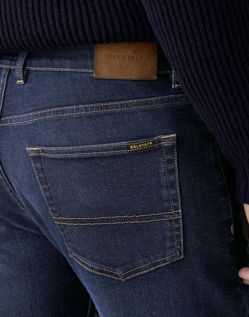 Belstaff Poplar Motorsykkel jeans Indigo Wash 46 Figur 3