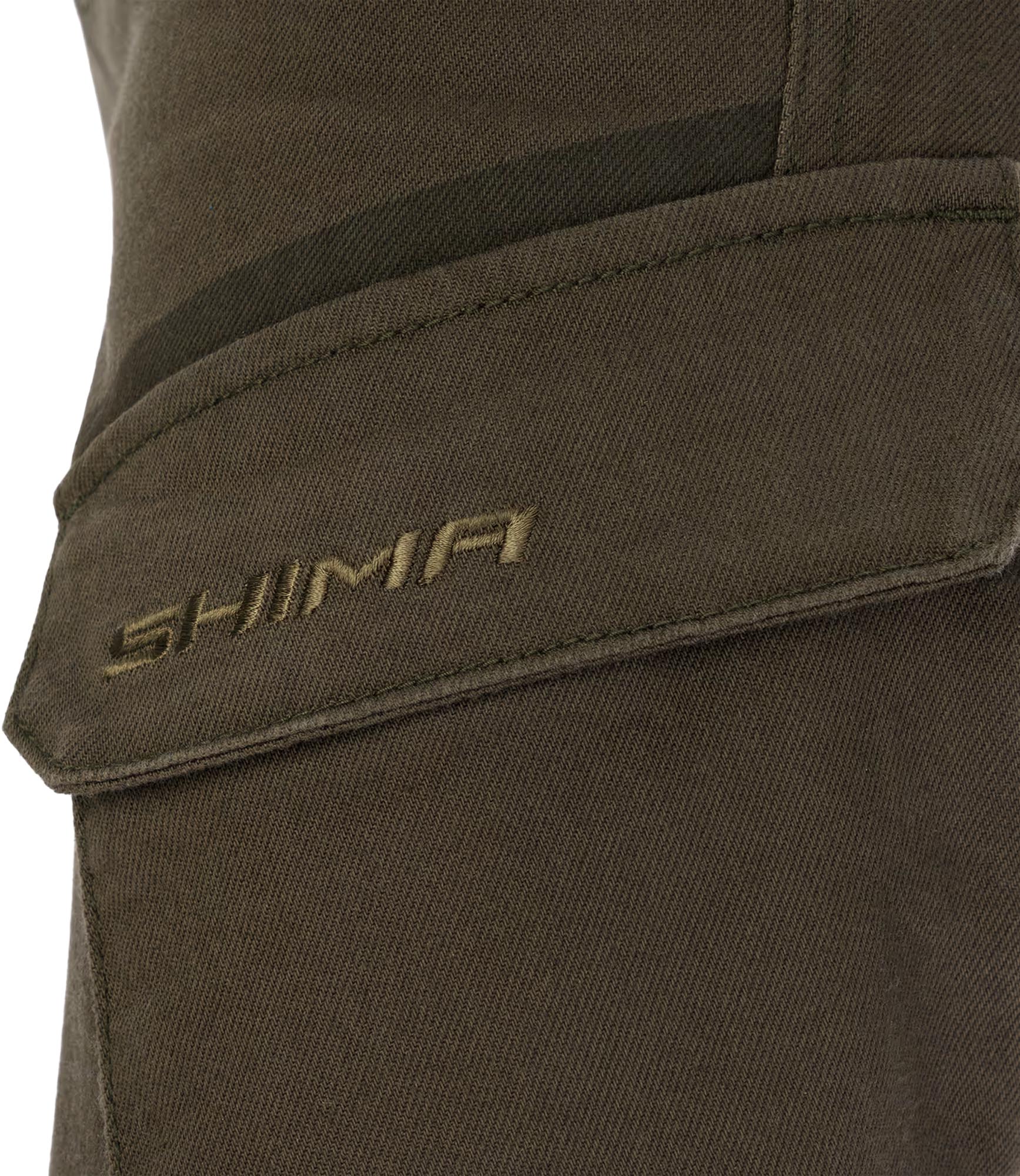 SHIMA Recon Motoristične tkaninske hlače zelena 30/32 Slika 13
