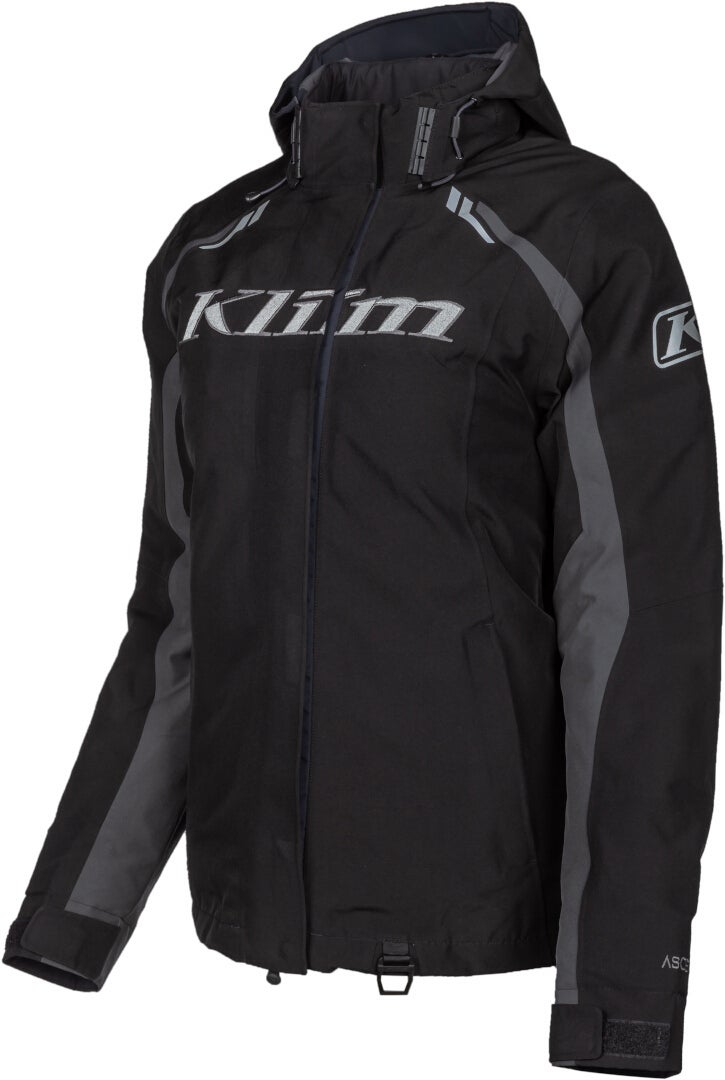 Klim Flare Dame snescooterjakke sort/grå M Figur 1