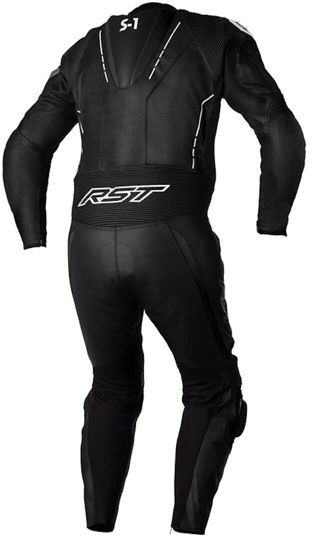 RST S1 1-Piece Motorcycle Leather Suit black/white S Figure 2