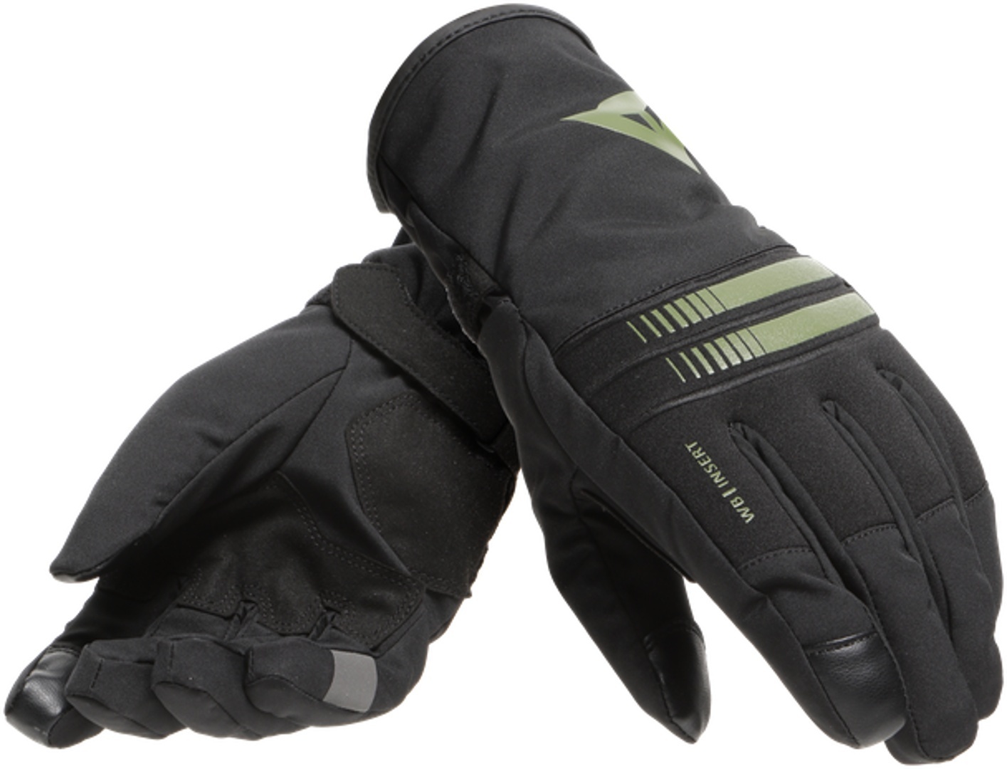 Dainese Plaza 3 D-Dry Mănuși pentru motociclete pentru doamne Negru/Verde XXS Figura 1