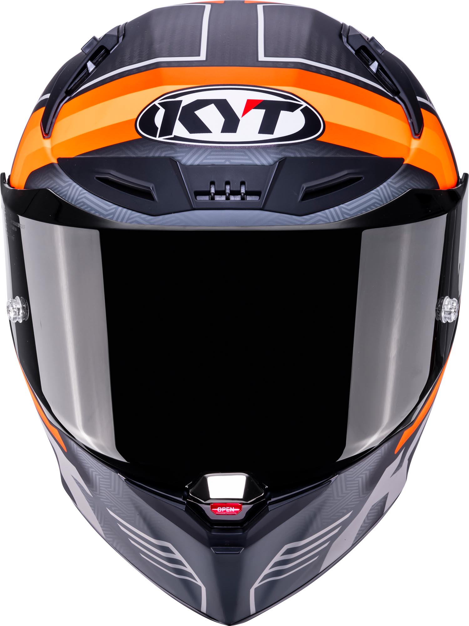 KYT R1R Carbon Accelerator Helma Carbon/Orange S (53/54) Obrázek 8