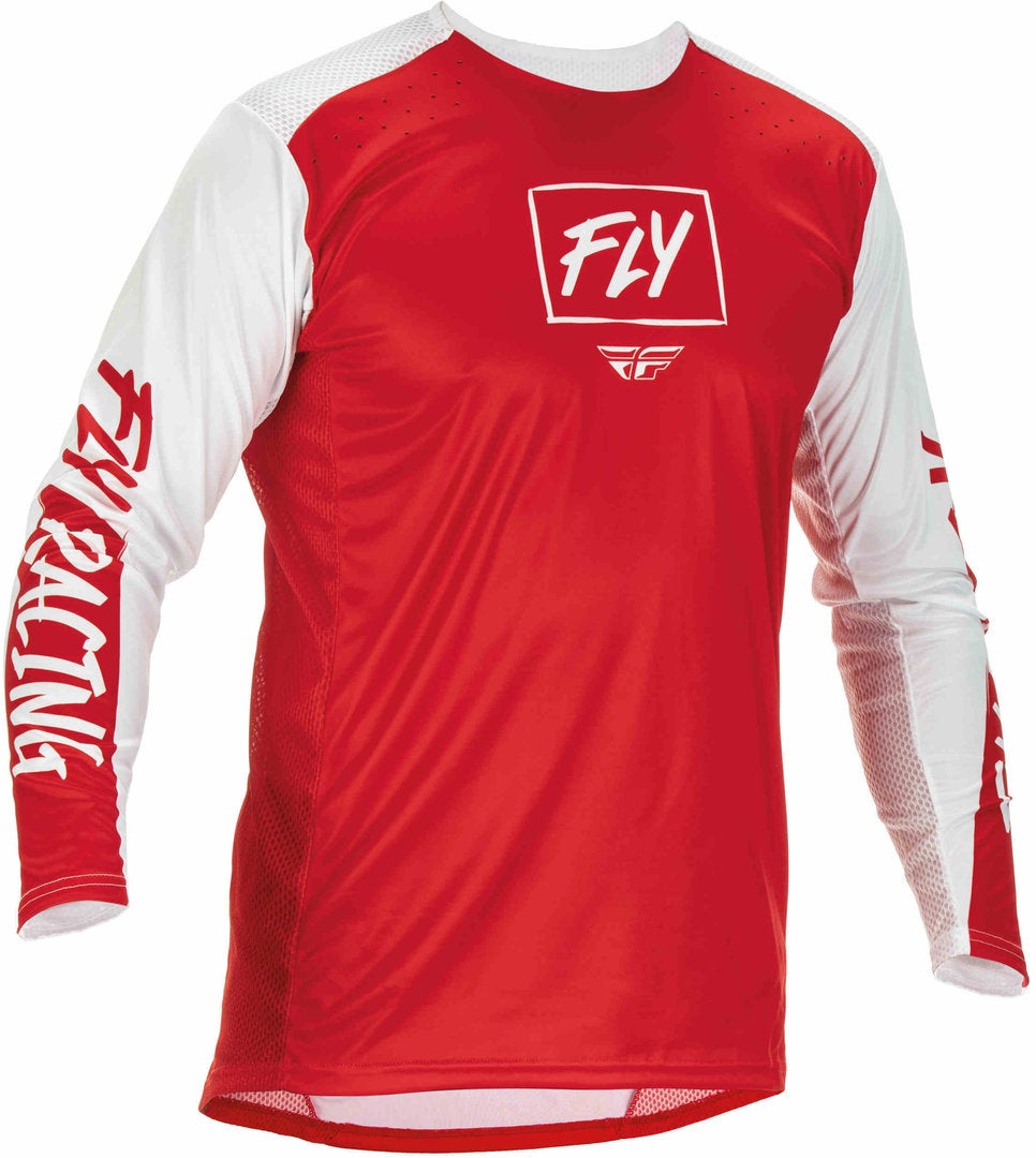 Fly Racing Lite Motocross Jersey red/white XL Figure 1