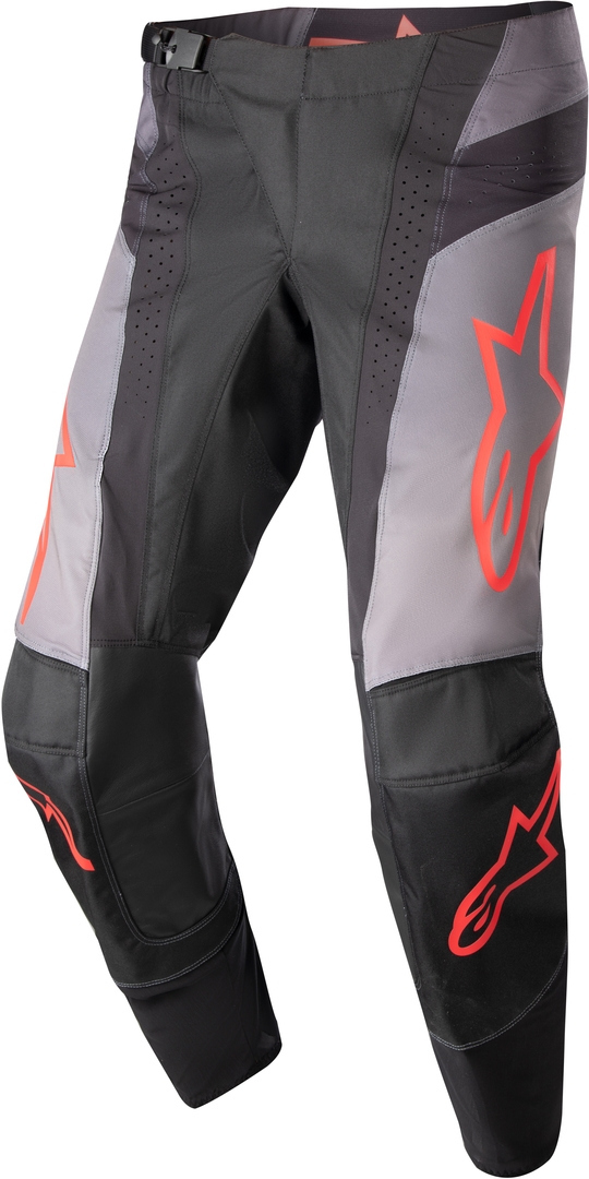 Alpinestars Techstar Sein Мотокросс Брюки чёрный/серый/красный 36 Рисунок 1