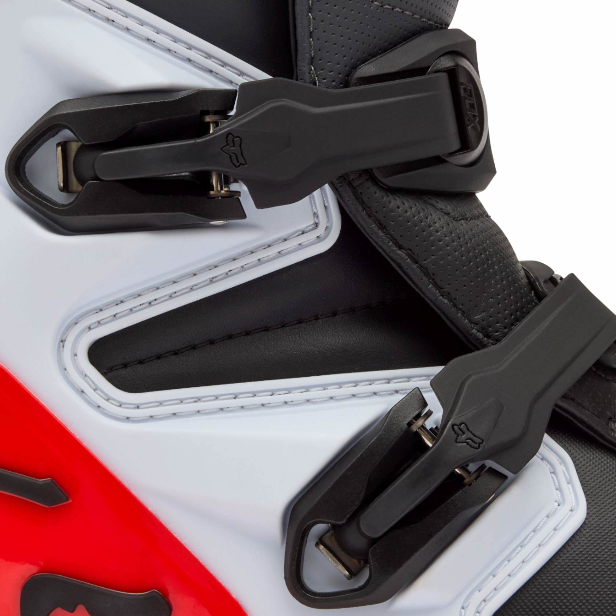 FOX Comp Botas de motocross blanco/rojo 10,5 Figura 6