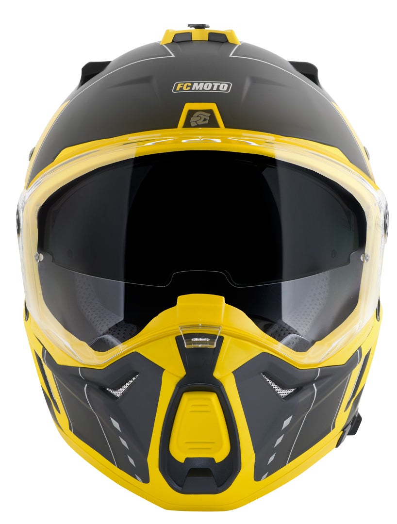 FC-Moto Merkur Pro Air Casco Enduro nero/giallo XL Figura 10