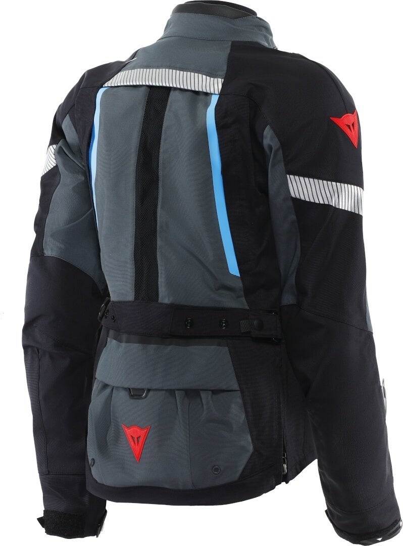 Dainese Mangen Absoluteshell Pro imperméable dames moto textile veste Gris/Noir/Bleu 54 Figure 2
