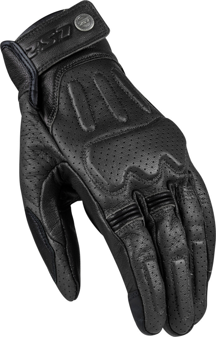 LS2 Rust Luvas de motociclo perfuradas preto L Figura 1