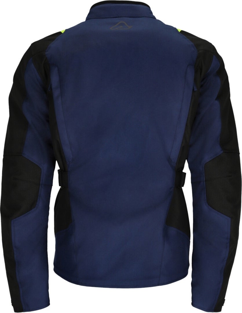 Acerbis CE X-Travel Waterproof Motorcycle Textile Jacket blue/yellow 3XL Figure 8