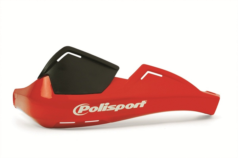 POLISPORT Evolution Integrerad röd Honda CR Handskydd (2004) Figur 1