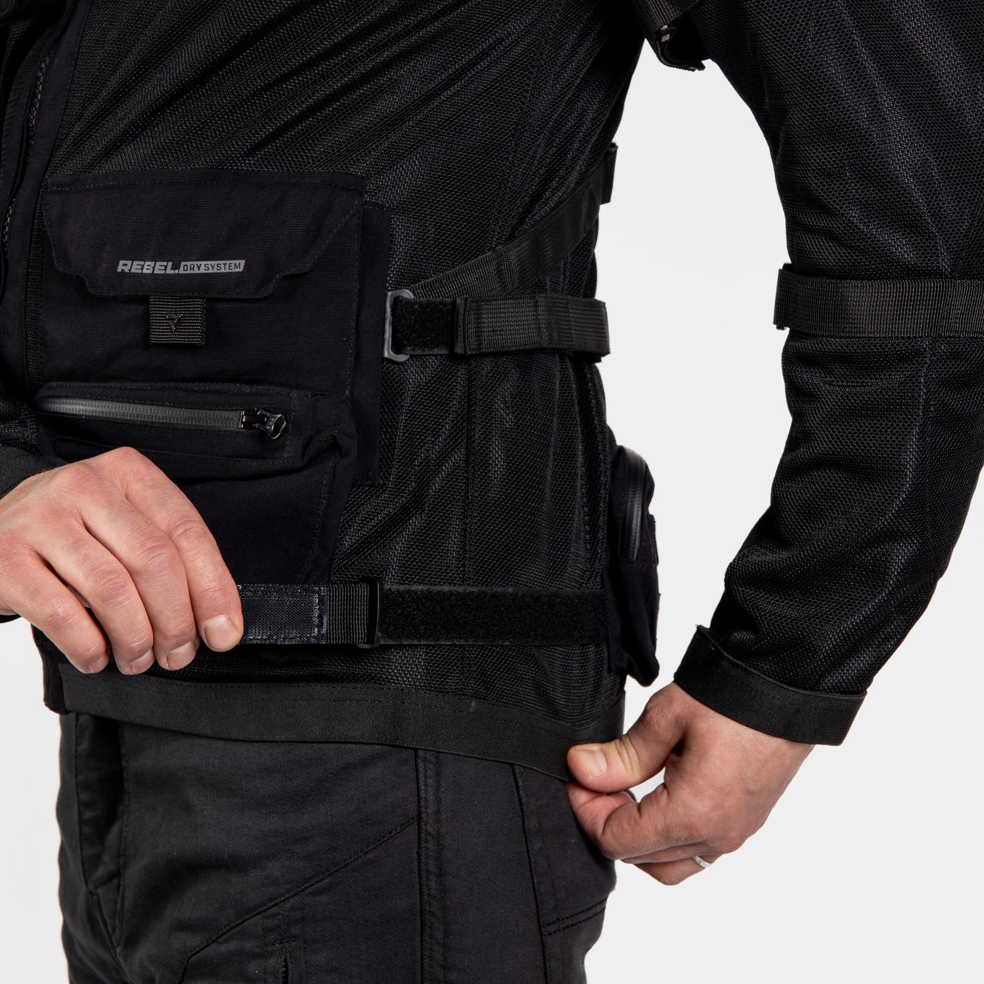 Side view of Rebelhorn Brutale Motorcycle Textile Jacket