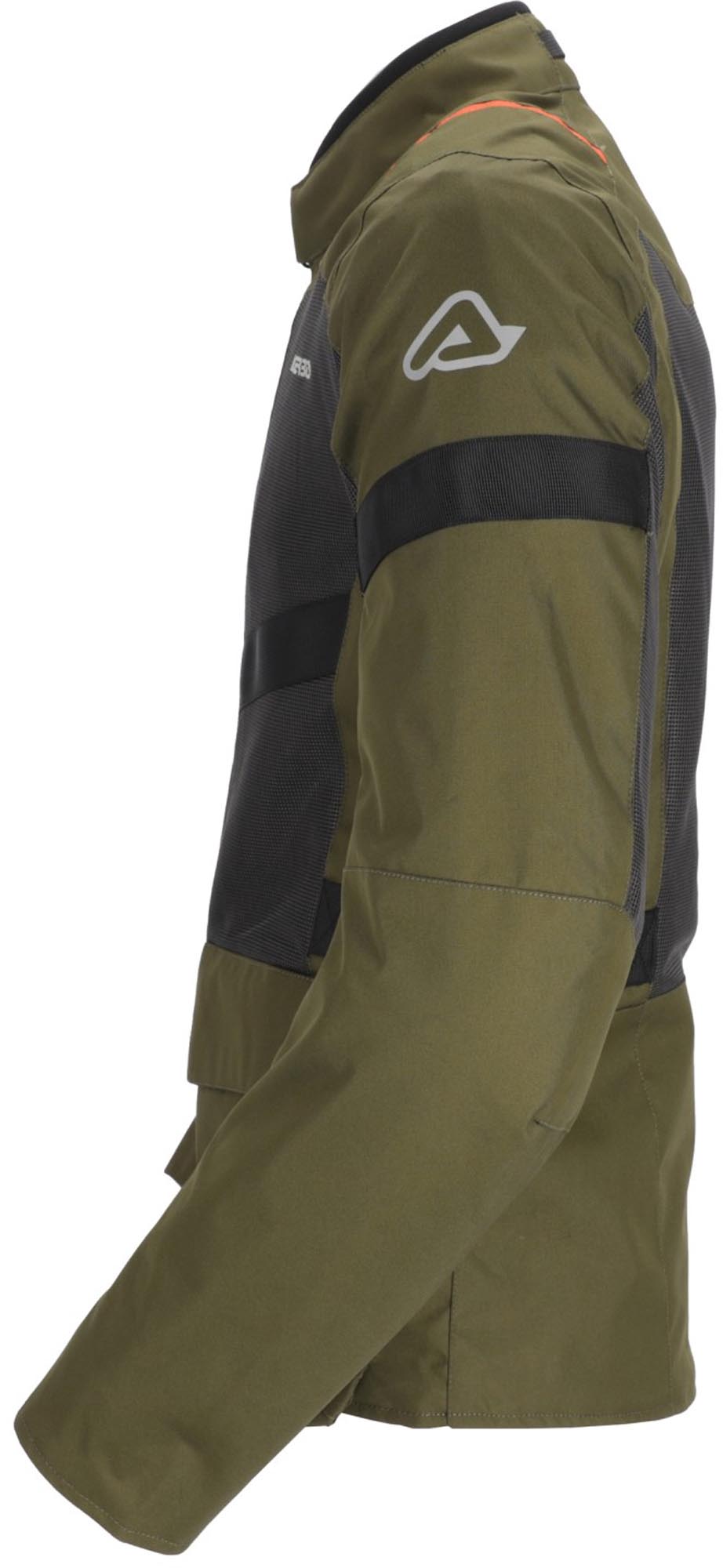 Acerbis Ramsey Vented Long Veste textile moto Vert/Orange 3XL Figure 5